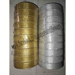 Ruy Băng Kim Tuyến Vàng Bạc 2cm 4cm 5cm x 25yard - Vật Liệu Trang Trí Hộp Quà, Áo May Đồ Thủ Công