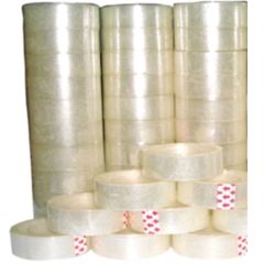Băng Keo Trong 2P5 Chất Lượng Cao 1.3kg - Gói 12 Cuộn Dính Chặt Dùng Để Đóng Hàng, Gửi Thùng
