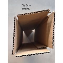 Hộp carton 3 lớp chất liệu giấy Đài Loan 36 x 7.5 x 7.5 cm - Hộp đóng gói hàng hóa bền và chắc chắn