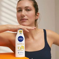 Sữa dưỡng thể, giữ ẩm 48h Nivea Q10 Đức 400ml