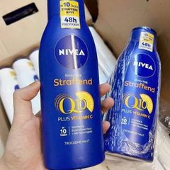 Sữa dưỡng thể, giữ ẩm 48h Nivea Q10 Đức 400ml