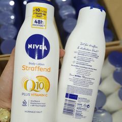 Sữa dưỡng thể, giữ ẩm 48h Nivea Q10 Đức 400ml