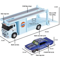 Mô Hình Xe Hợp Kim Mini Diecast 1:64, Chạy Đà Mở Cửa, Đồ Chơi Ô Tô Siêu Chất Cho Bé Trai
