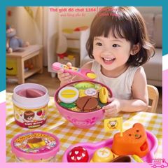 Đồ Chơi Tập Đút Ăn Cho Bé Gái - Mô Hình Kem, Cơm Bento, Mì Ramen, Thạch Pudding - Phát Triển Kỹ Năng Tự Lập, Khuyến Khích Sáng Tạo