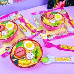 Đồ Chơi Tập Đút Ăn Cho Bé Gái - Mô Hình Kem, Cơm Bento, Mì Ramen, Thạch Pudding - Phát Triển Kỹ Năng Tự Lập, Khuyến Khích Sáng Tạo