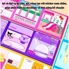 Sách nam châm từ tính cho bé Tung Tung Sahur, Tự do sáng tạo và phát triển tư duy