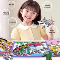 Sách nam châm từ tính cho bé Tung Tung Sahur, Tự do sáng tạo và phát triển tư duy
