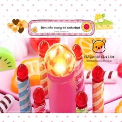 Đồ chơi cắt bánh sinh nhật Gấu Dâu DIY - tiệc trà bánh 80 chi tiết - Hiệu ứng thổi nến - thế giới đồ chơi 1104