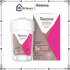 Lăn Khử Mùi Rexona Clinical Protection Ultimate Sport 48g - Bảo Vệ Mồ Hôi 96 Giờ, Công Nghệ Defense+ Tiên Tiến