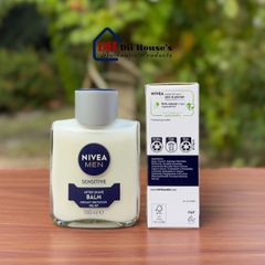 Kem Dưỡng Sau Cạo Râu NIVEA MEN Sensitive After Shave Balm 100ml - Dưỡng ẩm, Làm Dịu Da Nhạy Cảm Sau Khi Cạo Râu