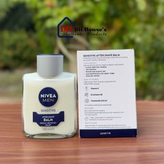 Kem Dưỡng Sau Cạo Râu NIVEA MEN Sensitive After Shave Balm 100ml - Dưỡng ẩm, Làm Dịu Da Nhạy Cảm Sau Khi Cạo Râu