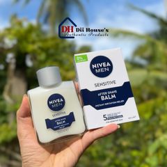 Kem Dưỡng Sau Cạo Râu NIVEA MEN Sensitive After Shave Balm 100ml - Dưỡng ẩm, Làm Dịu Da Nhạy Cảm Sau Khi Cạo Râu
