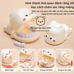 Bộ bác sĩ đồ chơi Montessori cho bé – Vali đựng dụng cụ y tế dễ thương, học mà chơi