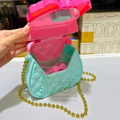 Túi Xách Công Chúa Thời Trang Cho Bé Kèm Bộ Trang Điểm Mini Đèn LED - Đồ Chơi Phát Triển Sáng Tạo Cho Bé Gái