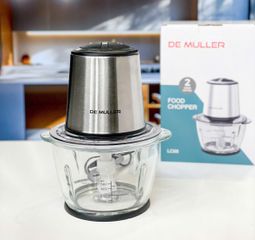 Máy Xay Thịt Đức De Muller 500W - Đồ Gia Dụng Cao Cấp, Xay Nhanh, Đa Chức Năng, Thiết Kế Sang Trọng, Cối Thủy Tinh 1.2L