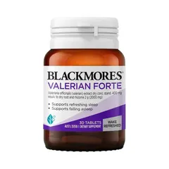 Viên Uống Hỗ Trợ Giấc Ngủ Blackmores Valerian Forte 30 Viên, 60 viên - Giúp Ngủ Ngon, Giảm Căng Thẳng, Xuất Xứ Úc