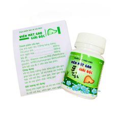 Tâm Việt - Viên Uống Giải Độc Gan, Hỗ Trợ Chức Năng Gan, Giảm Men Gan, Hoạt Chất Tự Nhiên - Lọ 60 Viên Nén