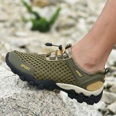 Giày Leo Núi Chống Nước Thoáng Khí - Giày Trekking Đa Năng Lội Suối Cho Nam Nữ, Đế Mỏng Mềm, Khô Nhanh, Đi Phượt, Trekking