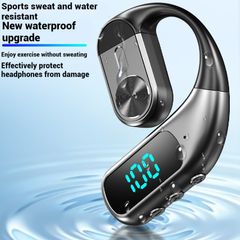 Tai Nghe Không Dây K1 Bluetooth V5.5 - Tai Nghe Rảnh Tay Có Mic Chất Lượng Cao Cho Văn Phòng, Lái Xe, Chạy, Và Thể Thao