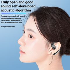 Tai Nghe Không Dây K1 Bluetooth V5.5 - Tai Nghe Rảnh Tay Có Mic Chất Lượng Cao Cho Văn Phòng, Lái Xe, Chạy, Và Thể Thao