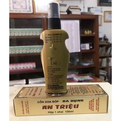 Cồn Xoa Bóp Đa Dụng An Triệu 100ml - Hỗ Trợ Giảm Đau Nhức, Sưng, Bong Gân Từ Thiên Nhiên, Dễ Dàng Sử Dụng, Chăm Sóc Sức Khỏe Hàng Ngày