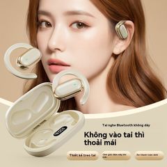 Tai Nghe Không Dây OWS Non In Ear Bluetooth V5.4 với Dual Mic - Âm Thanh HIFI, Thời Gian Sử Dụng 60 Giờ, Chất Lượng Tối Ưu