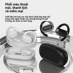 Tai Nghe Không Dây OWS Non In Ear Bluetooth V5.4 với Dual Mic - Âm Thanh HIFI, Thời Gian Sử Dụng 60 Giờ, Chất Lượng Tối Ưu