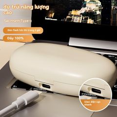 Tai Nghe Không Dây OWS Non In Ear Bluetooth V5.4 với Dual Mic - Âm Thanh HIFI, Thời Gian Sử Dụng 60 Giờ, Chất Lượng Tối Ưu