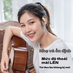 Tai Nghe Không Dây OWS Non In Ear Bluetooth V5.4 với Dual Mic - Âm Thanh HIFI, Thời Gian Sử Dụng 60 Giờ, Chất Lượng Tối Ưu