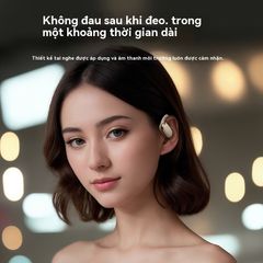 Tai Nghe Không Dây OWS Non In Ear Bluetooth V5.4 với Dual Mic - Âm Thanh HIFI, Thời Gian Sử Dụng 60 Giờ, Chất Lượng Tối Ưu