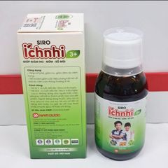 Siro Ích Nhi 3+, Nam Dược 90ml - Giải Pháp Giải Cảm Cho Trẻ Từ 3 Tuổi, Giảm Ho, Tiêu Đờm, Bảo Vệ Sức Khỏe Trẻ Nhỏ