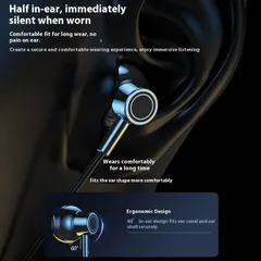 Tai Nghe Bluetooth V5.3 Không Dây Treo Cổ - Tai Nghe Thể Thao Có Mic, Âm Thanh Chất Lượng Cao, Thiết Kế Hiện Đại, Lý Tưởng Cho Tập Luyện
