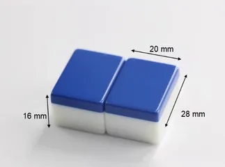 Cờ Mạt Chược Nhật Bản 28mm - Bộ Đầy Đủ 144 Quân + 2 Xúc Xắc, Tặng Khăn Trải Bàn Xám 98cm x 98cm - Trò Chơi Thú Vị Cho Gia Đình