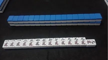 Cờ Mạt Chược Nhật Bản 28mm - Bộ Đầy Đủ 144 Quân + 2 Xúc Xắc, Tặng Khăn Trải Bàn Xám 98cm x 98cm - Trò Chơi Thú Vị Cho Gia Đình