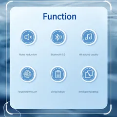 Tai Nghe Không Dây Treo Cổ Bluetooth V5.3 - Tai Nghe Thể Thao Chất Lượng Âm Thanh Cao, Có Mic, Thiết Kế Ergonomic