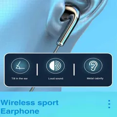 Tai Nghe Không Dây Thể Thao Treo Cổ Bluetooth V5.3 - Âm Thanh Stereo Pin 30Giờ, Màn Hình LED, Chống Nước, Thích Hợp Tập Luyện