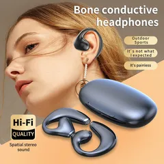 Tai Nghe Không Dây Xương JR02 TWS V5.3 - Tai Nghe Thể Thao Bluetooth Có Mic, Âm Thanh Sống Động, Thiết Kế Nhỏ Gọn, Phù Hợp Mọi Hoạt Động