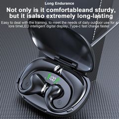 Tai Nghe Không Dây Xương JR02 TWS V5.3 - Tai Nghe Thể Thao Bluetooth Có Mic, Thiết Kế Nhỏ Gọn, Âm Thanh Rõ Ràng