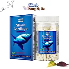 Viên Uống Costar Shark Cartilage 750mg - Hỗ Trợ Xương Khớp, Giảm Đau Viêm Khớp, 365 Viên Úc