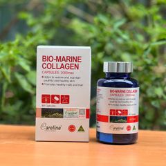 Viên Uống Collagen Từ Da Cá Biển Sâu Careline Bio Marine Collagen - Hỗ Trợ Làn Da Mịn Màng, Tăng Độ Đàn Hồi, Giảm Nếp Nhăn (60 Viên)