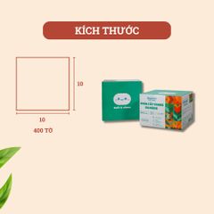 Khăn Giấy Tẩy Trang Kawaii Đa Năng 10x10cm - 400 Tờ Mềm Mịn, Làm Sạch Sâu, An Toàn Cho Da, Dễ Dàng Mang Theo