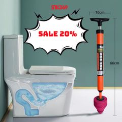 Dụng cụ thông tắc bồn cầu cầm tay - Pít-tông cao su hiệu quả, tiết kiệm, dễ sử dụng cho bồn cầu và chậu rửa, bảo vệ môi trường