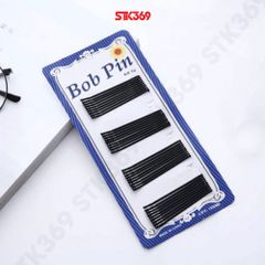 Ghim Cài Tóc Trang Trí Bằng Thép - Set 36 Cái Đen Cho Học Sinh, Văn Phòng, Tạo Kiểu Nghệ Thuật Hàng Ngày