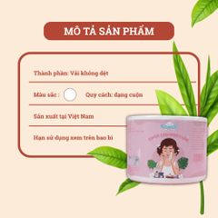 Khăn Mặt Dùng 1 Lần Kawaii 80 Tờ 20x20cm - Khăn Tẩy Trang Mềm Mịn, Làm Sạch Sâu, Phù Hợp Da Nhạy Cảm