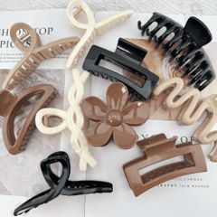 Combo 10 kẹp tóc càng cua thời trang - Đa dạng kiểu dáng, tiện lợi cho nữ sinh và công sở, giữ tóc gọn gàng thanh lịch