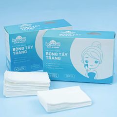 Khăn Giấy Tẩy Trang Kawaii Hộp - Chất Liệu An Toàn, Làm Sạch Sâu, 100 Tờ, Tiện Lợi Cho Mọi Loại Da
