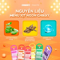 Xịt thơm vùng kín Chikky 20ml - Hương trái cây tươi mát, khử mùi hiệu quả, an toàn cho mọi loại da