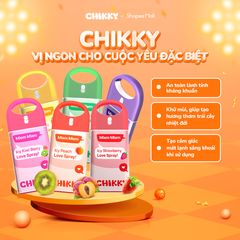 Xịt thơm vùng kín Chikky 20ml - Hương trái cây tươi mát, khử mùi hiệu quả, an toàn cho mọi loại da