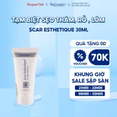 Kem Xoá Sẹo Thâm, Sẹo Rỗ, Sẹo Lõm Scar Esthetique Rejuvaskin 30ml - Giải Pháp Làm Mờ Sẹo Từ Thiên Nhiên, Đem Lại Làn Da Mịn Màng