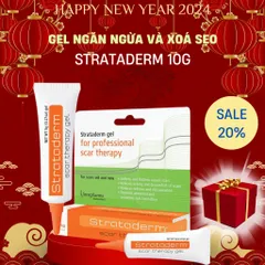 Gel Xóa Sẹo Strataderm 10g - Điều Trị Sẹo Lồi, Sẹo Rỗ, Sẹo Thâm Nhập Khẩu Thụy Sĩ - Giải Pháp Tốt Nhất Cho Làn Da Bạn